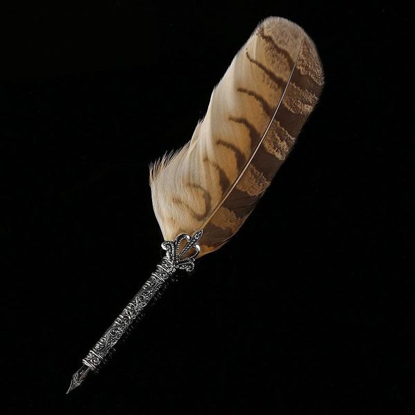 retro 0.5mm metal quill feather dip pen fountain chancery writing ink luxury stationery store office supplies gifts pens
retro 0.5mm metal quill feather dip pen fountain chancery writing ink luxury stationery store office supplies gifts pens