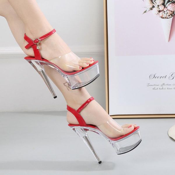 fashion 15cm super high heels shoes women wedding party transparent crystal heel platform sandals woman plus size 34- 43 ws0070, Black
fashion 15cm super high heels shoes women wedding party transparent crystal heel platform sandals woman plus size 34- 43 ws0070, Black