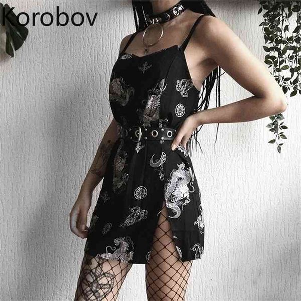 korobov dark style harajuku print dress streetwear spaghetti strap black dresses ulzzzang new chic split vestidos mujer 210430, Black;gray
korobov dark style harajuku print dress streetwear spaghetti strap black dresses ulzzzang new chic split vestidos mujer 210430, Black;gray