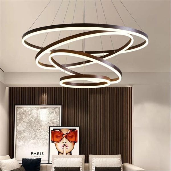 chandeliers luxury led chandelier home lighting aluminum brushed rings gold&coffee hanging lamps for living room dining table bedroom
chandeliers luxury led chandelier home lighting aluminum brushed rings gold&coffee hanging lamps for living room dining table bedroom