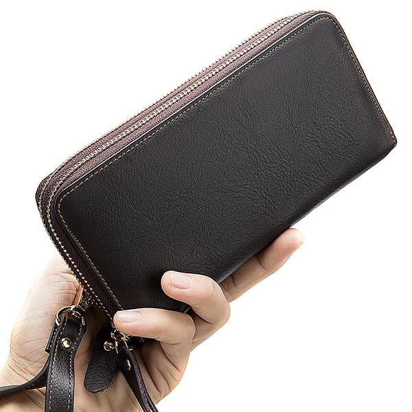 wallets business leather wallet men card holder double zipper clutch large capacity cow coin purses male brown phone bag, Red;black
wallets business leather wallet men card holder double zipper clutch large capacity cow coin purses male brown phone bag, Red;black