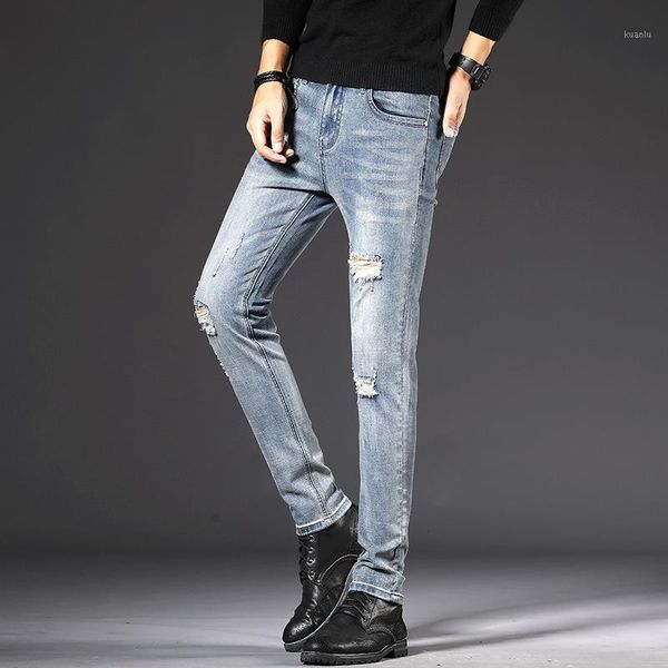 men's jeans autumn fashion brand slim fit skinny 2021 stretch pants korean casual long, Blue
men's jeans autumn fashion brand slim fit skinny 2021 stretch pants korean casual long, Blue