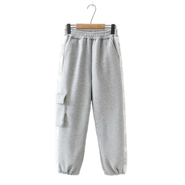 women's pants & capris fleece cartoon print straight casual ankle length women 2021 winter elastic waist female sweet style warm trouse, Black;white
women's pants & capris fleece cartoon print straight casual ankle length women 2021 winter elastic waist female sweet style warm trouse, Black;white