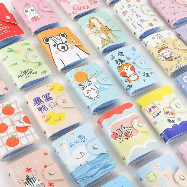 card holders cartoon pack creative color set multi-card position full bank protective case, Brown;gray
card holders cartoon pack creative color set multi-card position full bank protective case, Brown;gray