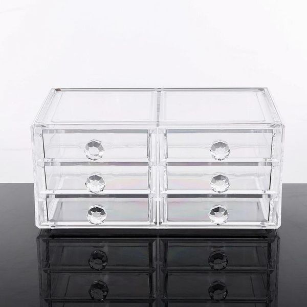 bathroom storage & organization acrylic jewelry cosmetic drawers display transparent makeup organizer boxes case box-y-1076
bathroom storage & organization acrylic jewelry cosmetic drawers display transparent makeup organizer boxes case box-y-1076