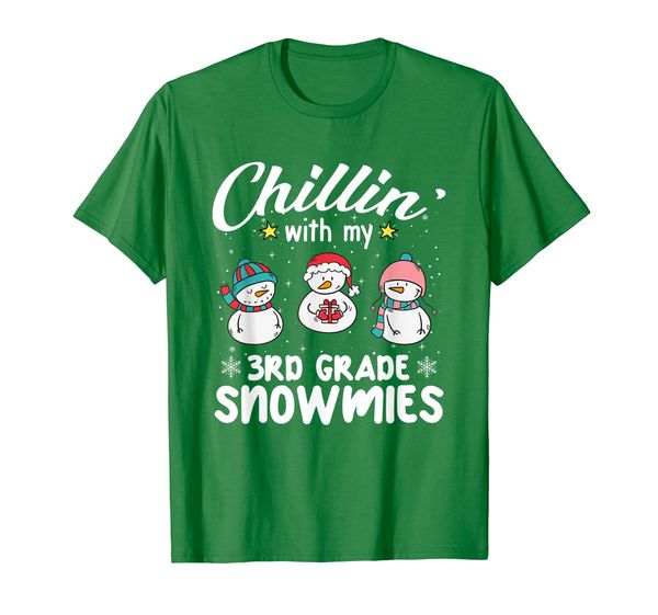Chillin' With My 3rd Grade Snowmies Teacher Xmas Gifts T-Shirt, Mainly pictures
Chillin' With My 3rd Grade Snowmies Teacher Xmas Gifts T-Shirt, Mainly pictures