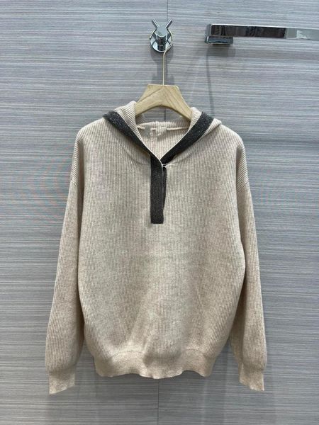 women's sweaters 2021 autumn winter cashmere hooded off shoulder loose version, versatile and not attractive, White;black
women's sweaters 2021 autumn winter cashmere hooded off shoulder loose version, versatile and not attractive, White;black