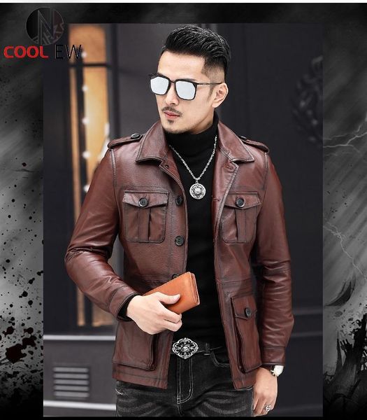 men's leather & faux ,2021 casual jacket.fashion man genuine coat.quality cowhide jackets.vintage jacket, Black
men's leather & faux ,2021 casual jacket.fashion man genuine coat.quality cowhide jackets.vintage jacket, Black