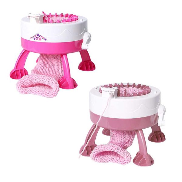 Knitting Machine Scarf/Hat Round Weaving Looms 22 Needles Rotating Double Knit Loom Kit Educational Toy for Adults Kids
Knitting Machine Scarf/Hat Round Weaving Looms 22 Needles Rotating Double Knit Loom Kit Educational Toy for Adults Kids