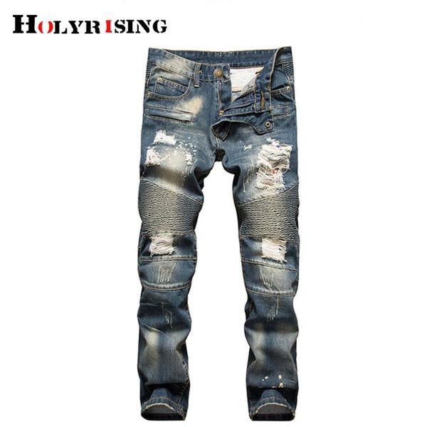 men's jeans men vintage hole style casual pantalon motif homme zipper broeken oversized pantalones motor streetwear plus size 19662, Blue
men's jeans men vintage hole style casual pantalon motif homme zipper broeken oversized pantalones motor streetwear plus size 19662, Blue