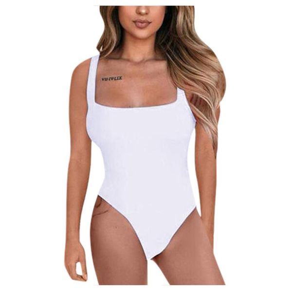 women's jumpsuits & rompers womail summer body 2021 square neck basic sleeveless womens jumpsuit bodycon bodysuit women, Black;white
women's jumpsuits & rompers womail summer body 2021 square neck basic sleeveless womens jumpsuit bodycon bodysuit women, Black;white
