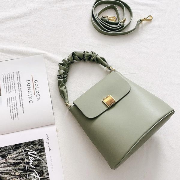 storage bags fashion all- soft fold bucket bag women fresh simple high-quality leather messenger handbag modeling accessories
storage bags fashion all- soft fold bucket bag women fresh simple high-quality leather messenger handbag modeling accessories