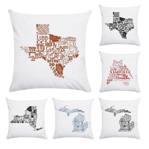 cushion/decorative pillow america style lettr map printed cushion cover polyester case for home sofa car cr140
cushion/decorative pillow america style lettr map printed cushion cover polyester case for home sofa car cr140