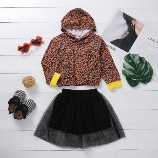 clothing sets 2pcs kids tracksuit, girls leopard print hooded long sleeves sweatshirt + mesh pantskirt spring autumn, 18 months to 6, White
clothing sets 2pcs kids tracksuit, girls leopard print hooded long sleeves sweatshirt + mesh pantskirt spring autumn, 18 months to 6, White