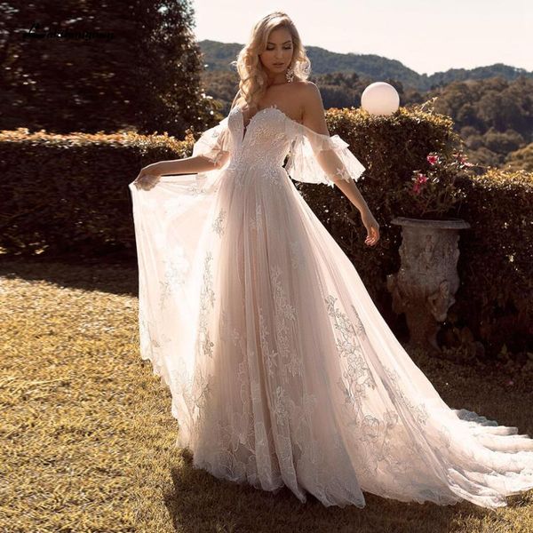 other wedding dresses vestido novia chic boho dress vintage lace princess bridal off shoulder sweetheart beach gowns 2021, White
other wedding dresses vestido novia chic boho dress vintage lace princess bridal off shoulder sweetheart beach gowns 2021, White