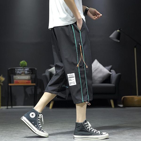 summer casual shorts men loose cropped trousers men's sportswear short sweatpants jogger breathable boardshorts man, White;black
summer casual shorts men loose cropped trousers men's sportswear short sweatpants jogger breathable boardshorts man, White;black