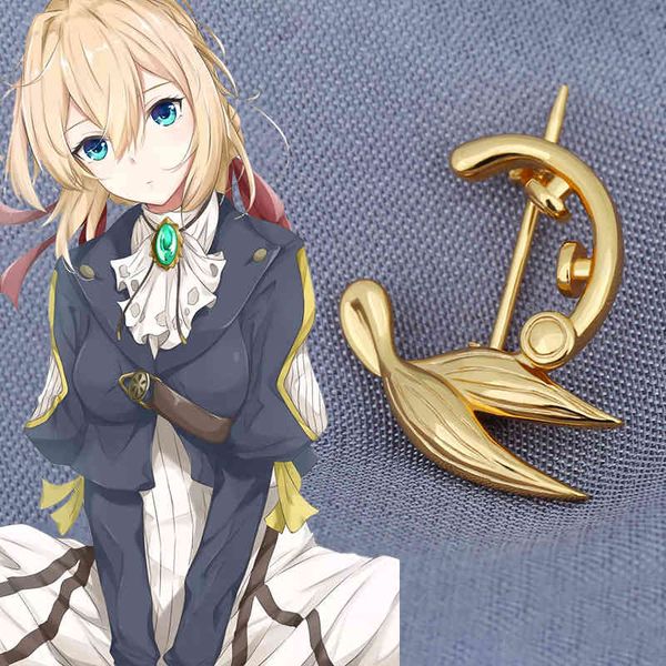 anime violet evergarden cosplay brooch lapel pin accessory 925 sterling silver badge jewelry for women girl suit collar backpack, Gray
anime violet evergarden cosplay brooch lapel pin accessory 925 sterling silver badge jewelry for women girl suit collar backpack, Gray