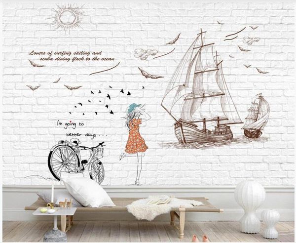 wallpapers custom mural 3d wall on the european-style sailing boat children's room home decor po wallpaper in living
wallpapers custom mural 3d wall on the european-style sailing boat children's room home decor po wallpaper in living