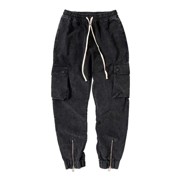 men's pants brand high street ask drawstring zipper distress cargo sweatpants men trousers streetwear techwear y2k traf man, Black
men's pants brand high street ask drawstring zipper distress cargo sweatpants men trousers streetwear techwear y2k traf man, Black