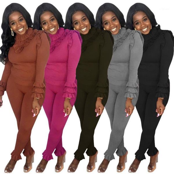 two piece dress tmustobe knitted tracksuits women 2 set ruffle pullovers and pants suit cascading matching sets fall outfits female, White
two piece dress tmustobe knitted tracksuits women 2 set ruffle pullovers and pants suit cascading matching sets fall outfits female, White