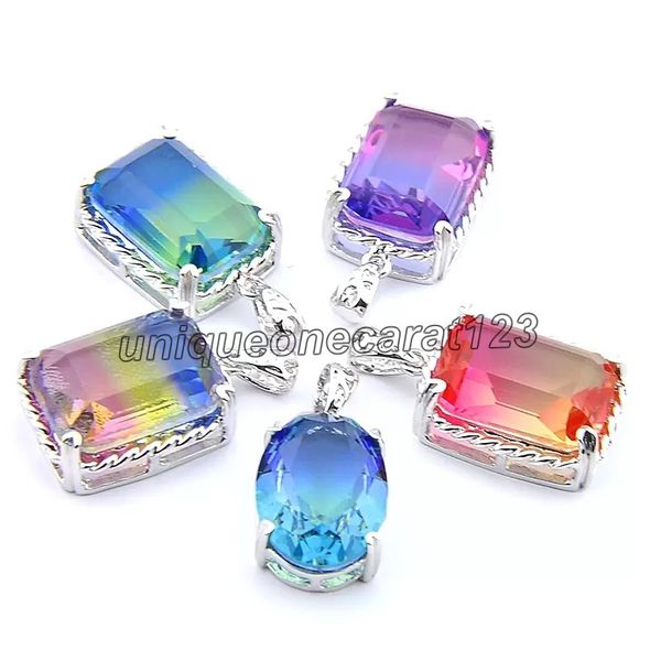 mix 5pcs rainbow earrings charms 925 sterling silver multi-colored bi-colored pink tourmaline gemstone necklaces pendants for lady party gif, Bronze;silver
mix 5pcs rainbow earrings charms 925 sterling silver multi-colored bi-colored pink tourmaline gemstone necklaces pendants for lady party gif, Bronze;silver