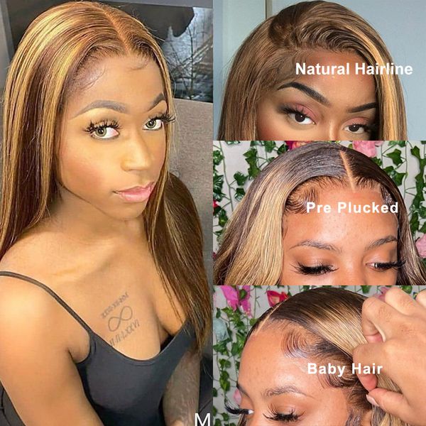 highlight wig human hair ombre honey blonde hd lace front wigs for women brazilian 13x1 30 inch bone straight full frontal wig, Black
highlight wig human hair ombre honey blonde hd lace front wigs for women brazilian 13x1 30 inch bone straight full frontal wig, Black