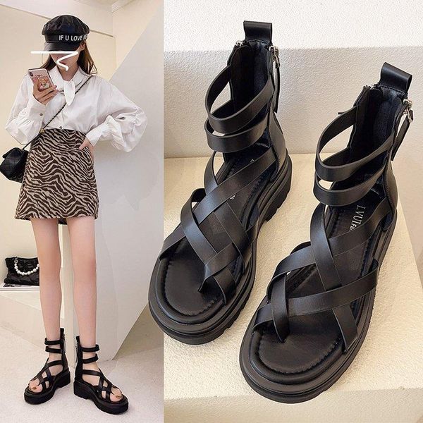 sandals fashion for women 2021 summer arrival roman chunky heel open toe shoes high top, Black
sandals fashion for women 2021 summer arrival roman chunky heel open toe shoes high top, Black