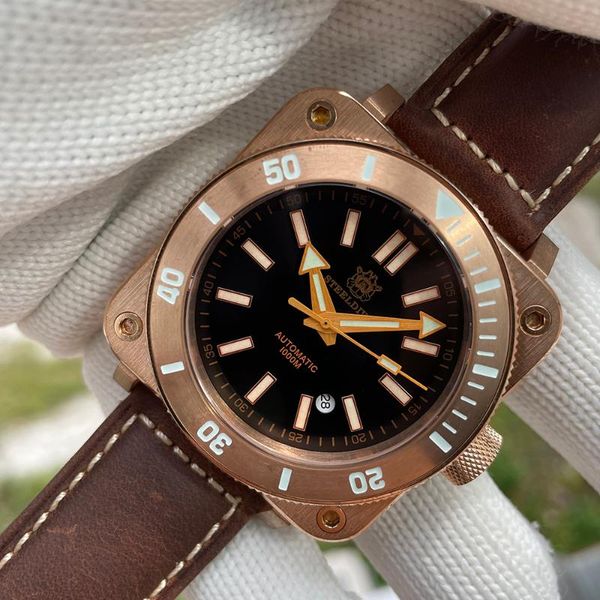 wristwatches steeldive sd1941s 1000m waterproof 45mm solid square bronze case sapphire glass nh35 automatic dive watch with bezel, Slivery;brown
wristwatches steeldive sd1941s 1000m waterproof 45mm solid square bronze case sapphire glass nh35 automatic dive watch with bezel, Slivery;brown