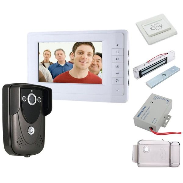 home set wired color 7" tft lcd display 4-line video door phone doorbell intercom system with ir night vision camera phones
home set wired color 7" tft lcd display 4-line video door phone doorbell intercom system with ir night vision camera phones
