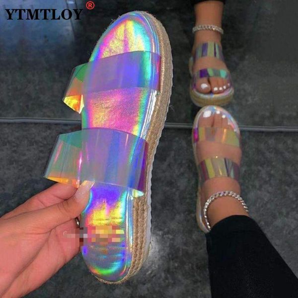 flat women's slippers comfortable summer casual shoes outdoor beach plus size laser female, Black
flat women's slippers comfortable summer casual shoes outdoor beach plus size laser female, Black