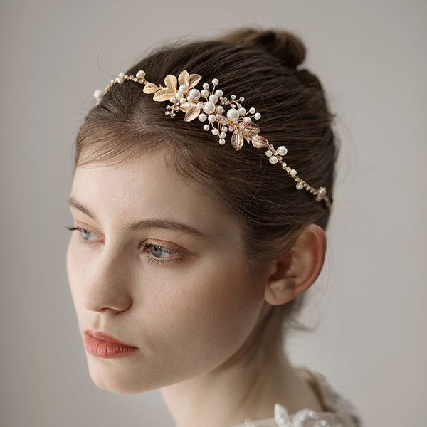 Vintage Gold Bridal Headband Pearl Leaf Hair Jewelry Hair Accessory Girls Gift Women Tiara Wedding Hair Accessories
Vintage Gold Bridal Headband Pearl Leaf Hair Jewelry Hair Accessory Girls Gift Women Tiara Wedding Hair Accessories