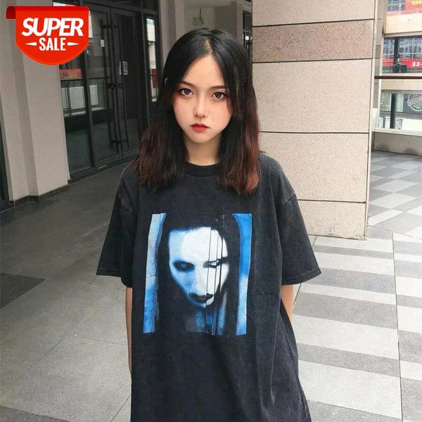 vintage washed and worn short-sleeved fog street loose brand printed t-shirt for men women #xn8z, White;black
vintage washed and worn short-sleeved fog street loose brand printed t-shirt for men women #xn8z, White;black
