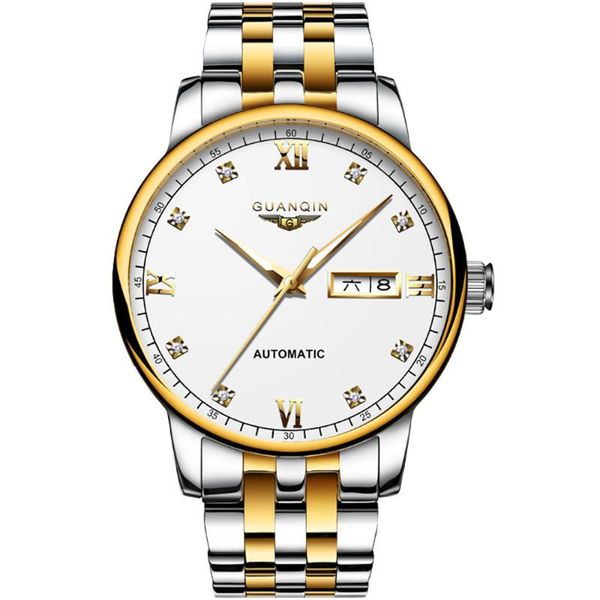 wristwatches guanqin mechanical business watch men luxury luminous stainless steel man automatic wrist watches clock male relogio masculino, Slivery;brown
wristwatches guanqin mechanical business watch men luxury luminous stainless steel man automatic wrist watches clock male relogio masculino, Slivery;brown