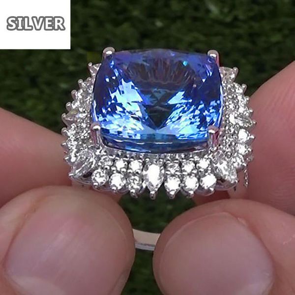 cluster rings blue stone ring flower white silver pattern heart of purple ocean tanzanite for wemmen wedding/party,size5-6789-10, Golden;silver
cluster rings blue stone ring flower white silver pattern heart of purple ocean tanzanite for wemmen wedding/party,size5-6789-10, Golden;silver
