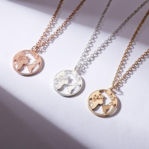 Rinhoo Fashion Global Necklaces Friends Gift Hollow Earth Round Heart Pendant Necklace Women Men Simple Jewelry, Silver
Rinhoo Fashion Global Necklaces Friends Gift Hollow Earth Round Heart Pendant Necklace Women Men Simple Jewelry, Silver
