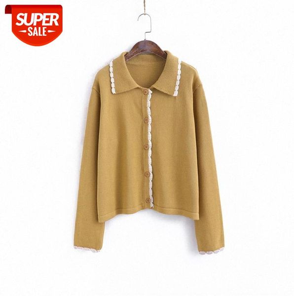 li zhiqi temperament contrast lapel single-breasted short loose long-sleeved knit sweater 110180 #e526, Black;gray
li zhiqi temperament contrast lapel single-breasted short loose long-sleeved knit sweater 110180 #e526, Black;gray