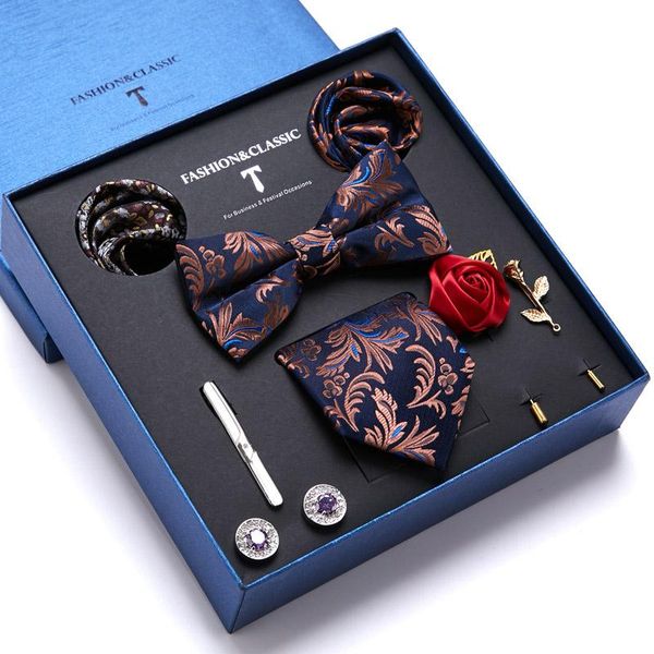 bow ties high-quality men's bowtie 7cm gravatas dos homens tie set for men paisley neckties gift box pa, Black;gray
bow ties high-quality men's bowtie 7cm gravatas dos homens tie set for men paisley neckties gift box pa, Black;gray