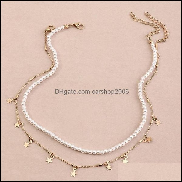 chains necklaces & pendants jewelrychains luxury pearl five-pointed star pendant necklace for women summer heart chain choker bohemian jewel, Silver
chains necklaces & pendants jewelrychains luxury pearl five-pointed star pendant necklace for women summer heart chain choker bohemian jewel, Silver