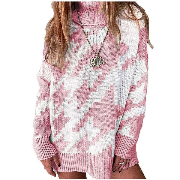 new autumn and winter sweater stitching contrast color lapel mid-length loose women, White;black
new autumn and winter sweater stitching contrast color lapel mid-length loose women, White;black