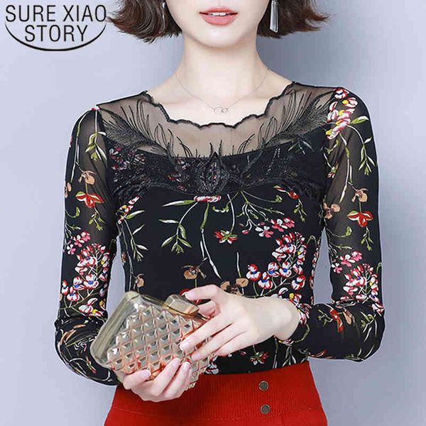 autumn casual blouses lace hollow slim long sleeve o-neck floral clothing elegant fashion women 5675 50 210415, White
autumn casual blouses lace hollow slim long sleeve o-neck floral clothing elegant fashion women 5675 50 210415, White