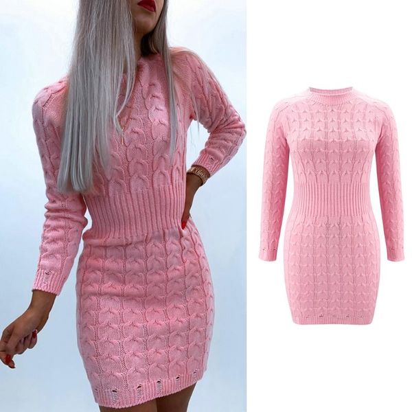 casual dresses women long sleeve o-neck cable knit empire waist bodycon mini sweater dress d08e, Black;gray
casual dresses women long sleeve o-neck cable knit empire waist bodycon mini sweater dress d08e, Black;gray