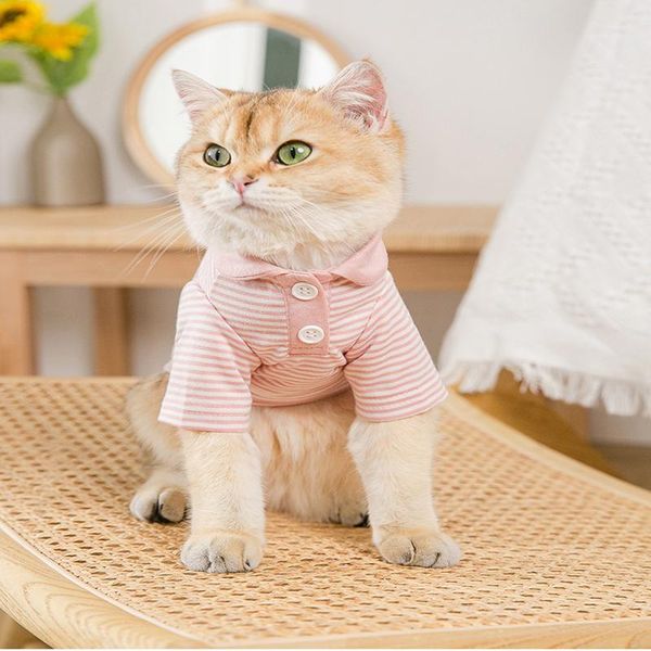 cat costumes pet articles spring and summer dog clothes striped knitting cartoon leisure t-shirt
cat costumes pet articles spring and summer dog clothes striped knitting cartoon leisure t-shirt