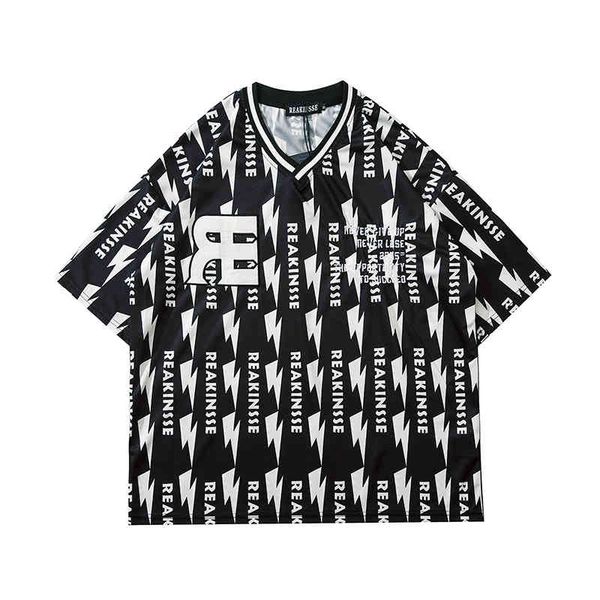 men's t-shirts lighning full prin leers v neck coon shirs men and women rero shor sleeves oversize summer shir loose hip hop, White;black
men's t-shirts lighning full prin leers v neck coon shirs men and women rero shor sleeves oversize summer shir loose hip hop, White;black