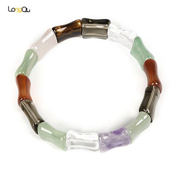 beaded, strands colorful transparent seven-color stone bracelet, holiday gift preferred, Black
beaded, strands colorful transparent seven-color stone bracelet, holiday gift preferred, Black