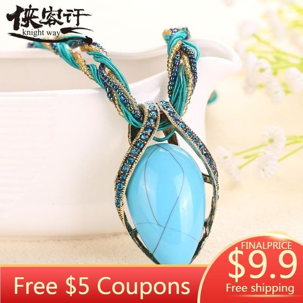 vintage national style famous necklace bohemian european and american alloy pendant chains, Silver
vintage national style famous necklace bohemian european and american alloy pendant chains, Silver