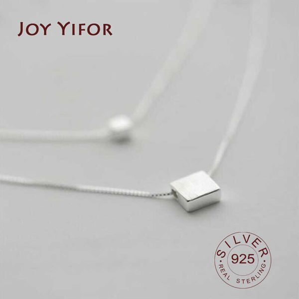 designer necklace 925 sterling silver double layer square box simple for women choker
designer necklace 925 sterling silver double layer square box simple for women choker