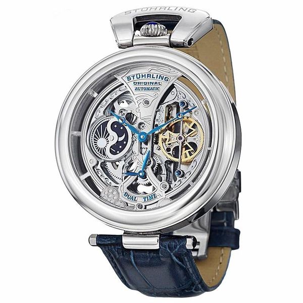 wristwatches automatic mechanical skeleton men's watch dual time zone sun moon phase men watches stainless steel leather male, Slivery;brown
wristwatches automatic mechanical skeleton men's watch dual time zone sun moon phase men watches stainless steel leather male, Slivery;brown