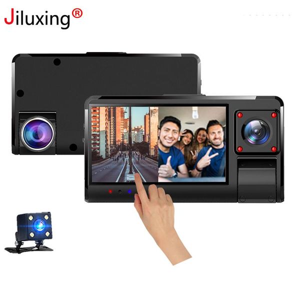jiluxing 3 lens touch screen dash cam 1080p car dvr with inside camera video recorder auto registrator 24hour parking monitoring dvrs
jiluxing 3 lens touch screen dash cam 1080p car dvr with inside camera video recorder auto registrator 24hour parking monitoring dvrs