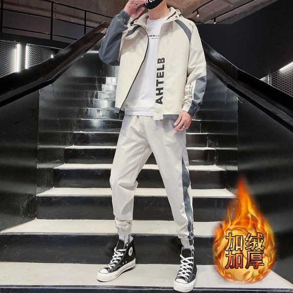 men's tracksuits men fashion plus velvet jackets with pants hoodies plain tracksuit printed hip hop jogging homme set winter size 8xl, Gray
men's tracksuits men fashion plus velvet jackets with pants hoodies plain tracksuit printed hip hop jogging homme set winter size 8xl, Gray
