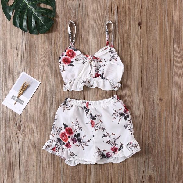clothing sets baby & children's 1-6years summer kids girls floral bowknot vest + shorts pants outfit clothes, White
clothing sets baby & children's 1-6years summer kids girls floral bowknot vest + shorts pants outfit clothes, White